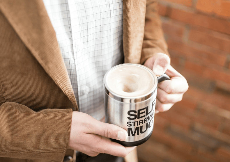 Cana auto-amestecatoare - silver