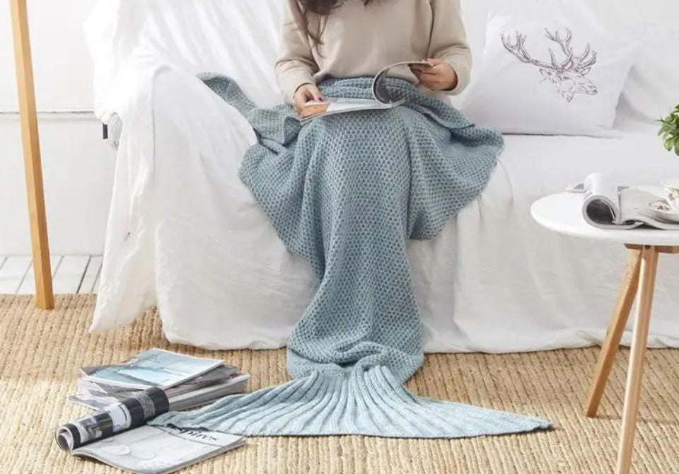 Mermaid tail blanket romania smuff.ro cadouri pentru detite cadouri pentru femei