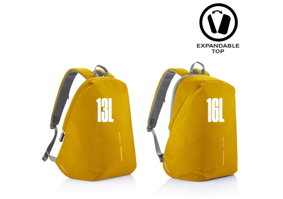 Rucsac antifurt Bobby solid color - yellow