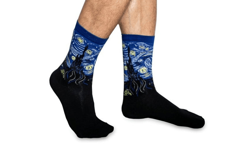 Sosete arta - Munch, Klimt, Santi, Van Gogh