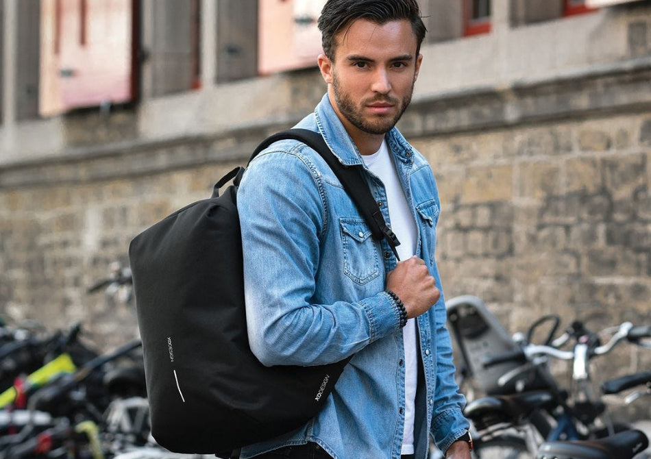 Rucsac antifurt Bobby solid color - yellow