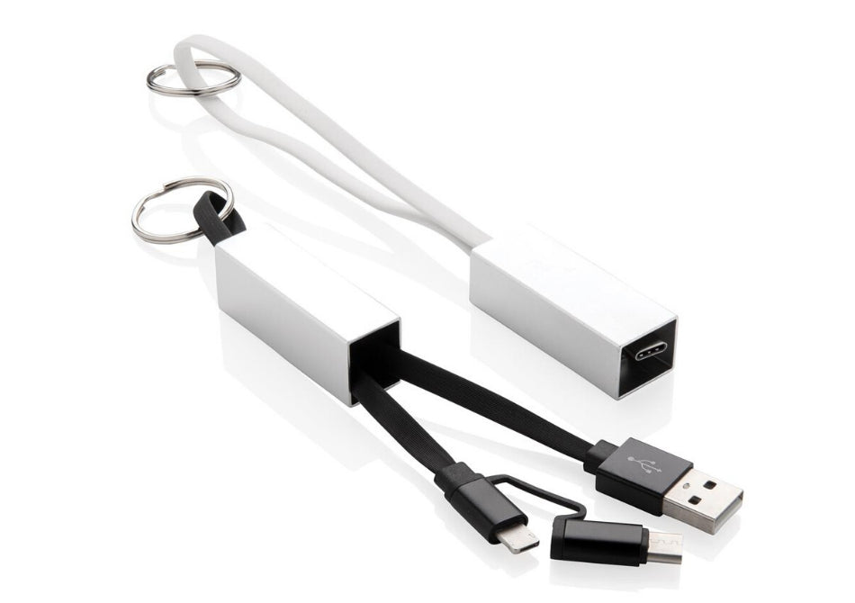 Cablu deluxe 3in1 -- alb