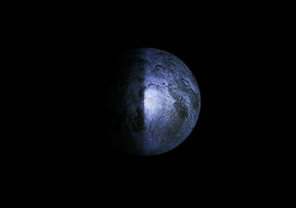 Moon in my room -- veioza luna 3D cu telecomanda