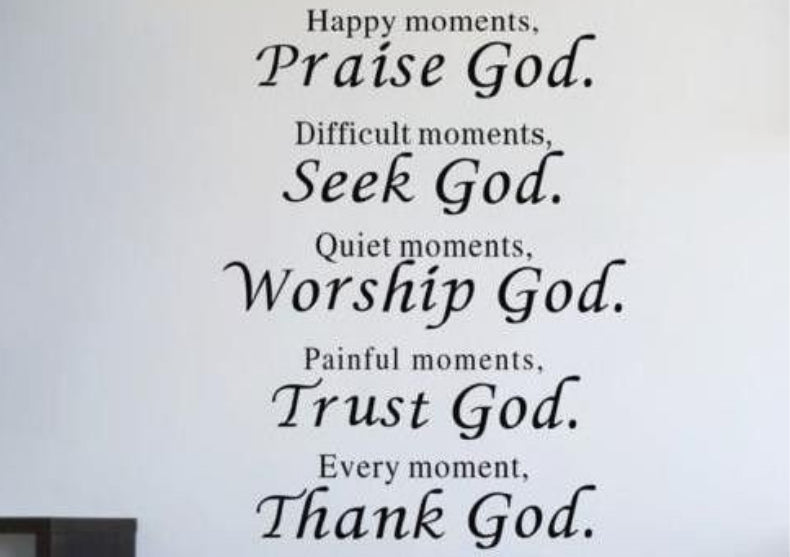 Wall Sticker Praise God