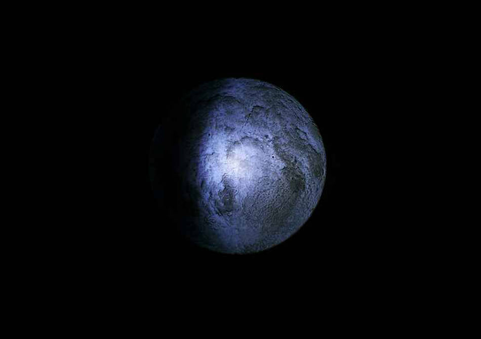 Moon in my room -- veioza luna 3D cu telecomanda