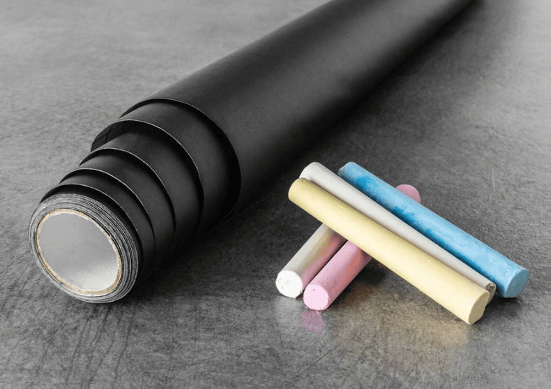 Sticker tapet tabla de scris -- Organizeaza-ti timpul ca la scoala!