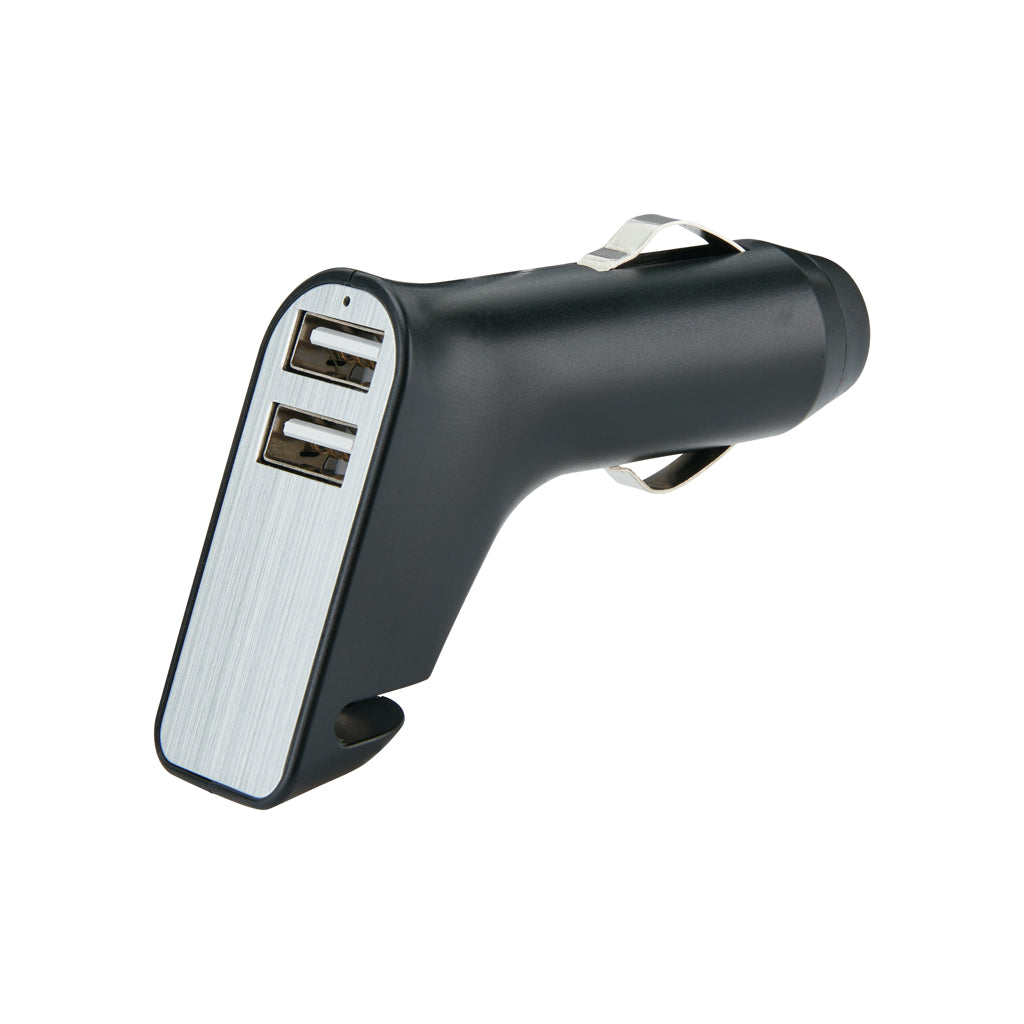Încărcător auto dual cu tăietor de centură
