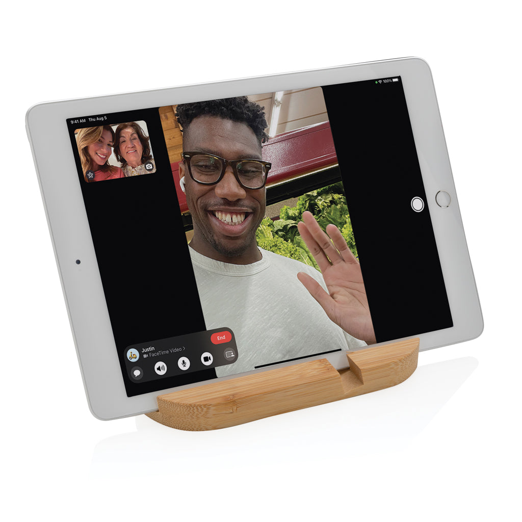 Suport Bamboo pentru Telefon si Tableta