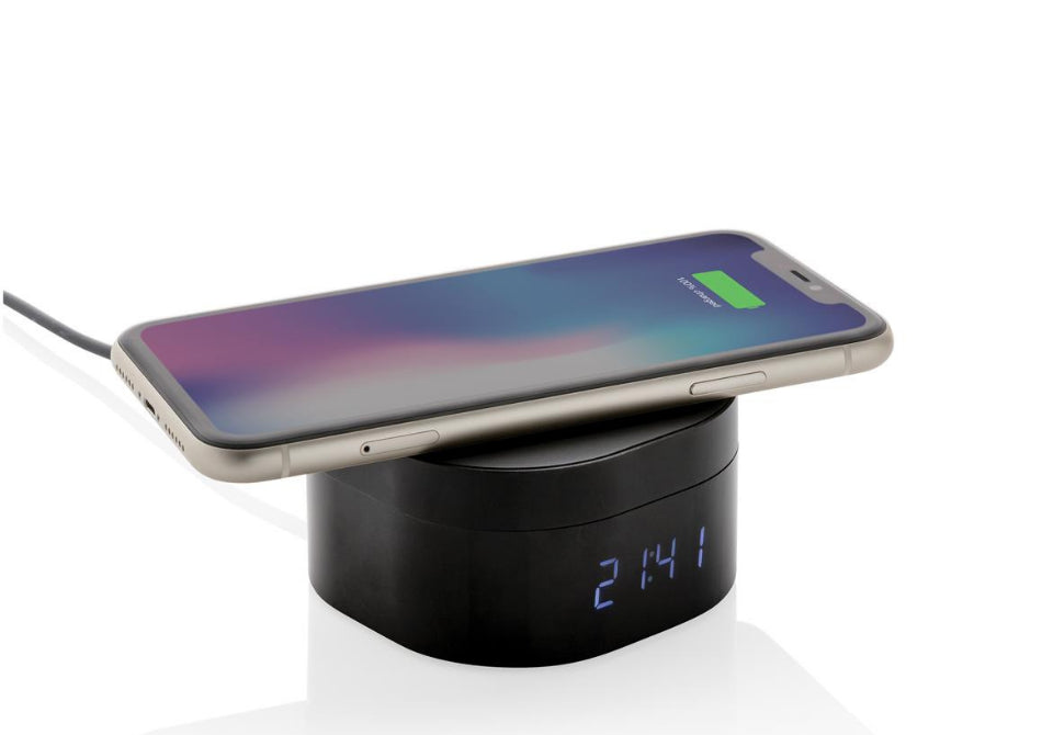 Ceas digital Aria - alb