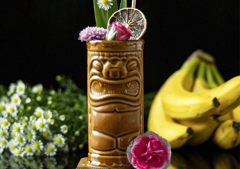 Set 4 Pahare Tiki -- un cadou inspirat