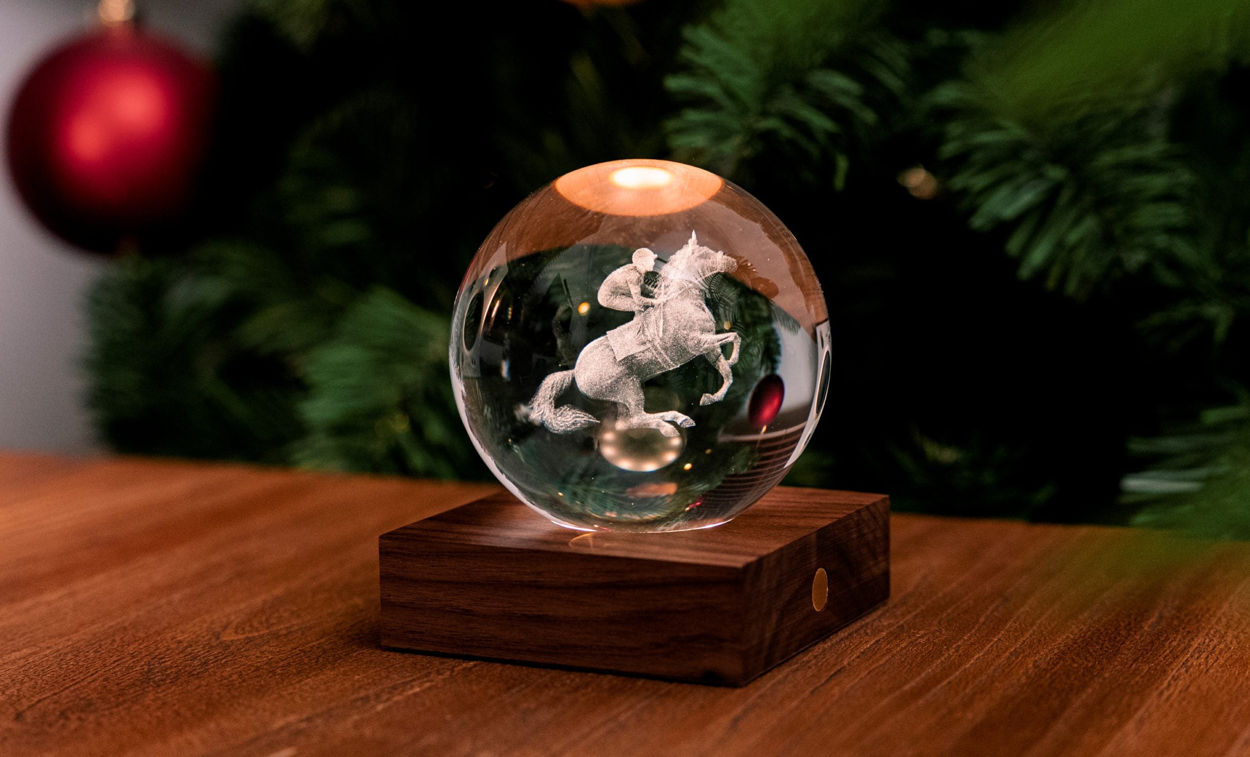 Lampa cristal  3D cai