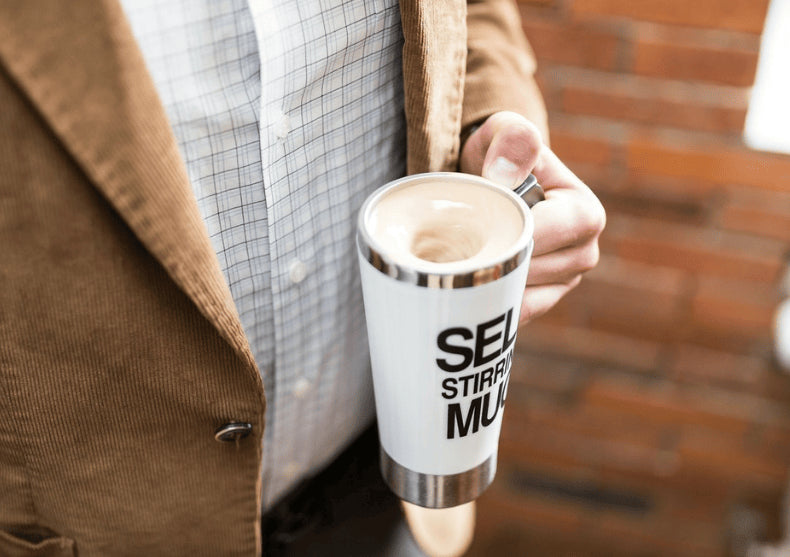 Cana auto-amestecatoare - silver