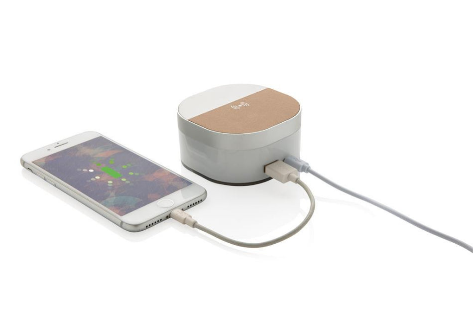 Ceas digital Aria - alb