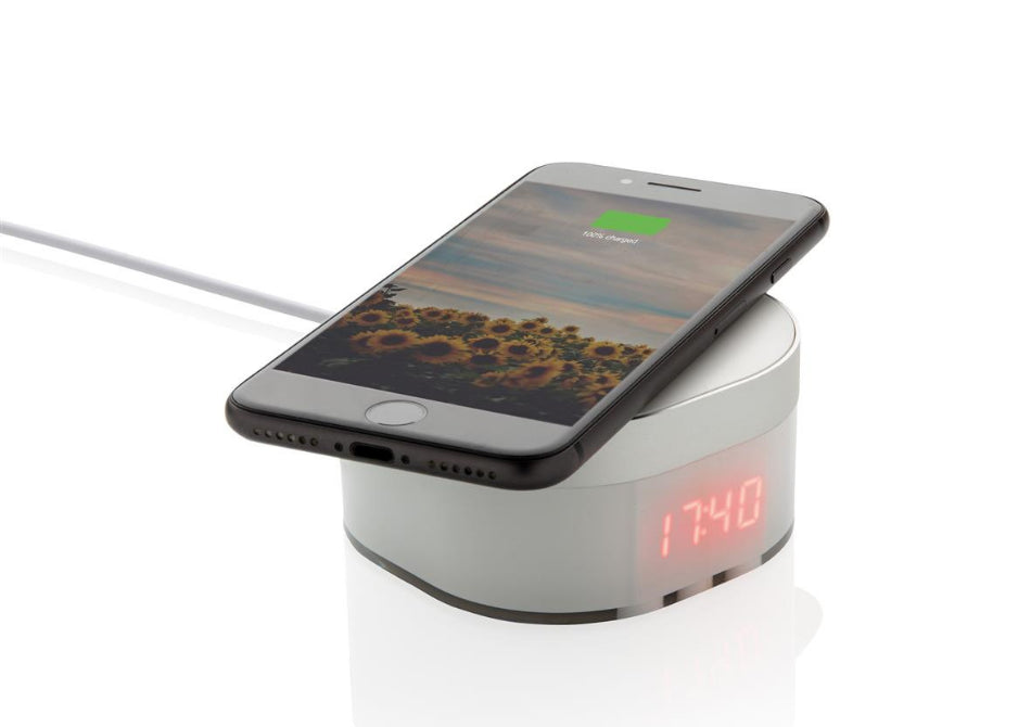 Ceas digital Aria - alb