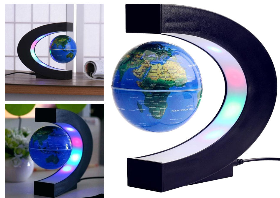 Glob Levitant iluminat - Ghidul autostopistului galactic pe biroul tau