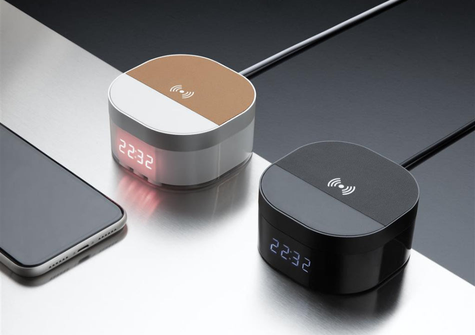 Ceas digital Aria - alb