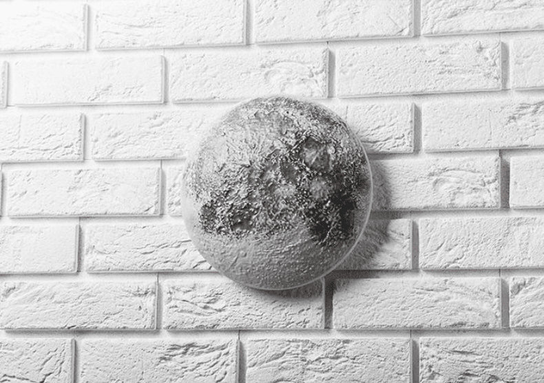 Moon in my room -- veioza luna 3D cu telecomanda
