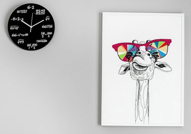 Ceas de perete cu ecuatii