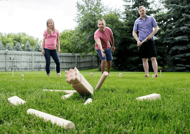 Set Kubb din lemn
