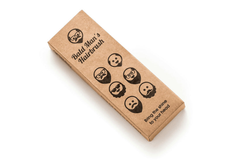 Bald man's hairbrush