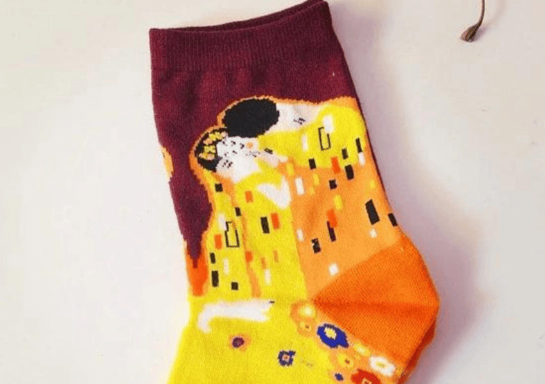 Sosete arta - Munch, Klimt, Santi, Van Gogh