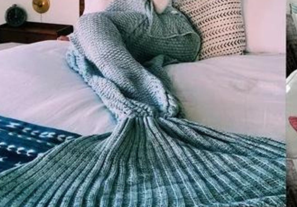 Patura Sirena Mermaid Tail Blanket cadouri de craciun pentru fetite