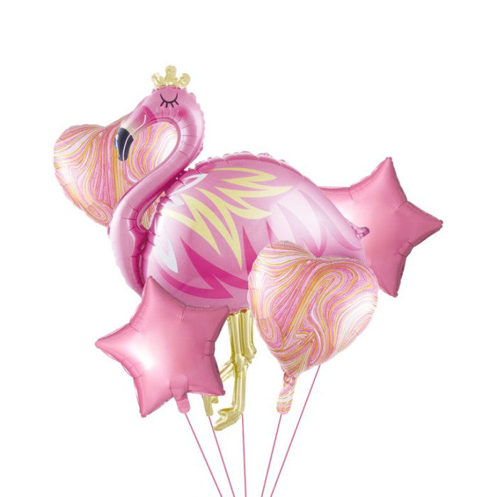 Set Flamingo pink -- accesoriul perfect pentru petrecerea ei