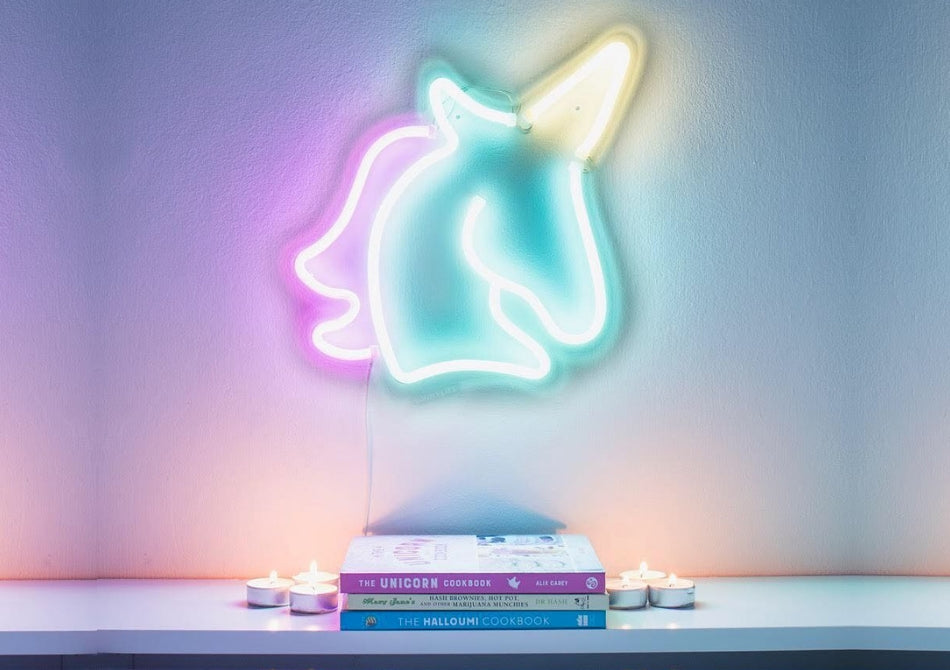 Lampa neon unicorn