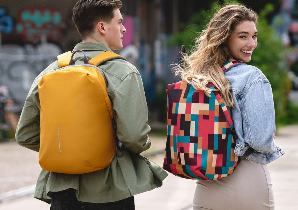 Rucsac antifurt Bobby solid color - yellow