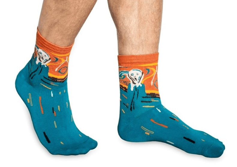 Sosete arta - Munch, Klimt, Santi, Van Gogh