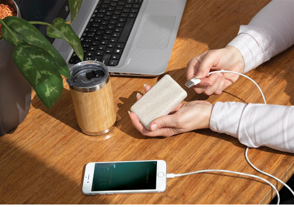 Wheat straw powerbank