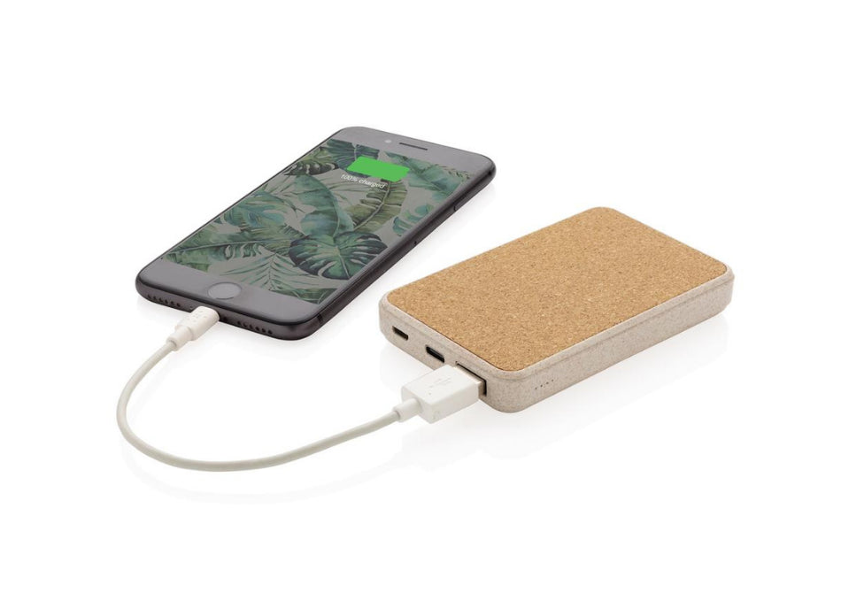 Powerbank pluta si fibre de grau