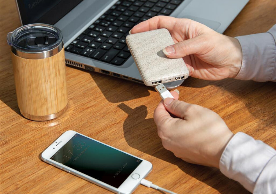 Wheat straw powerbank