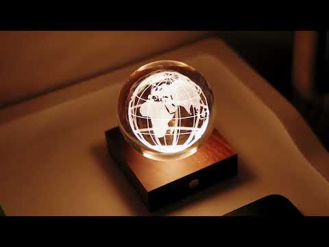Lampa 3D Roata de Cristal