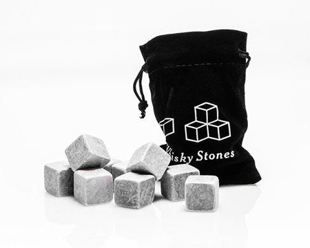 Whiskey stones patrat