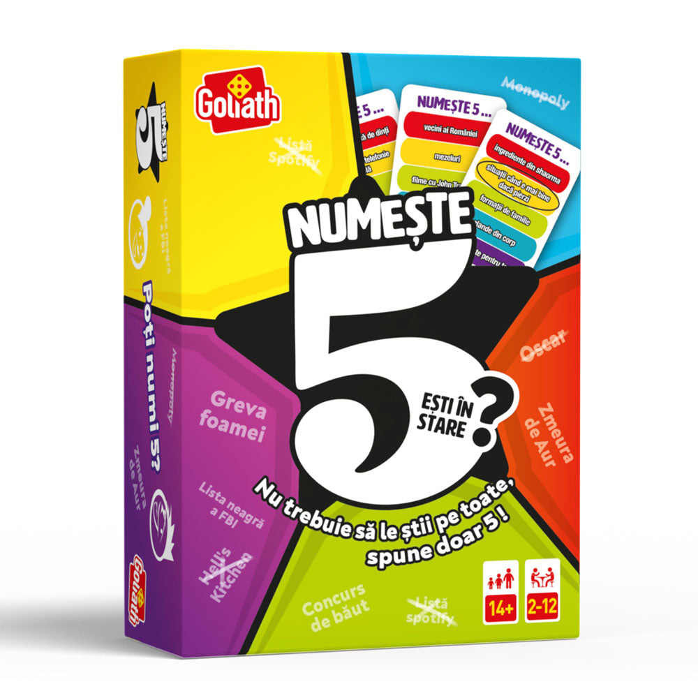 Numeste 5, joc de petrecere