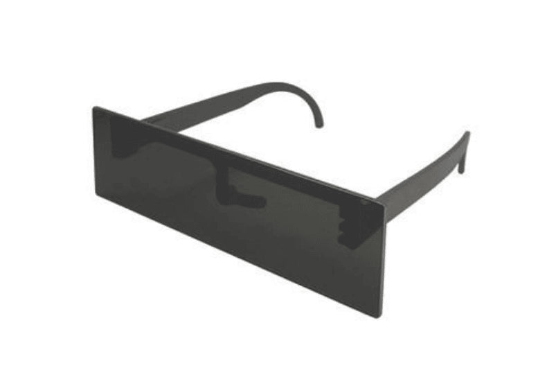 Cenzurat Black bar glasses