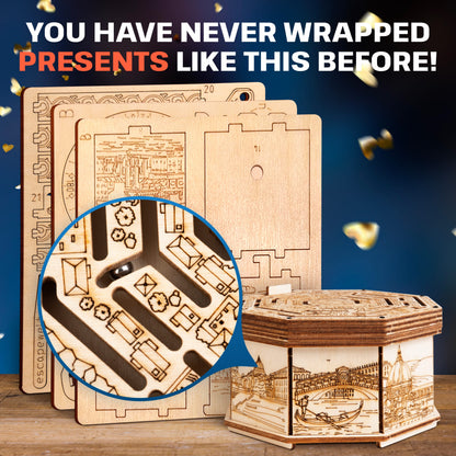 ESCAPE WELT, WOODEN SECRET BOX MAZE BOX