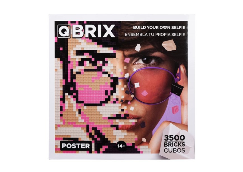 Qbrix Poster – portret personalizat din piese tip pixel art