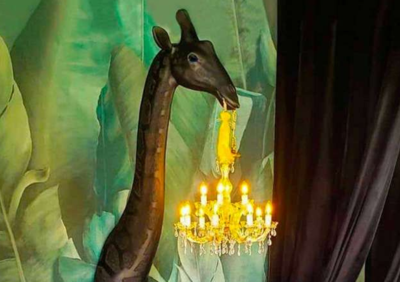 Lampa de perete Giraffe In Love - alb