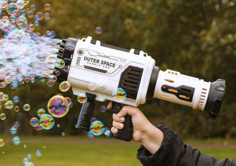 Rocket Boom Bubble Gun