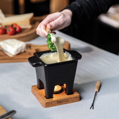 Tapas Nero -- set fondue premium cu garantie pe viata