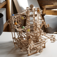Marble Run Spiral - Model mecanic din lemn