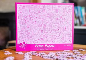 Penis puzzle -- Dick-o-versum in roz